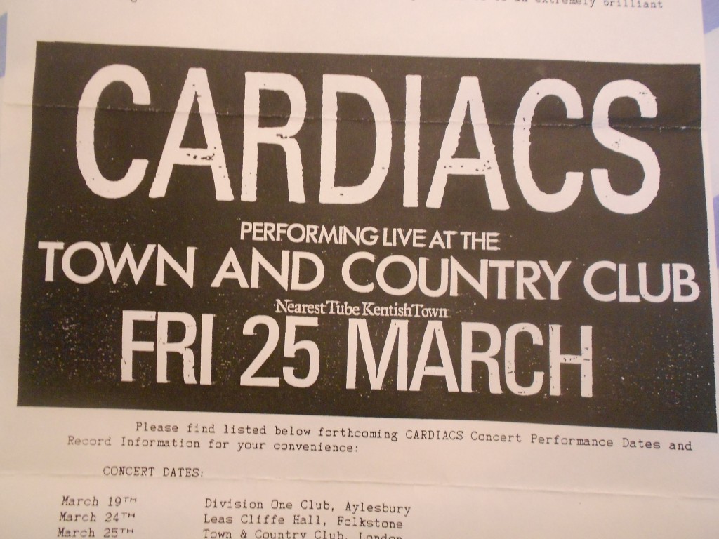 cardiacs ticket town and country