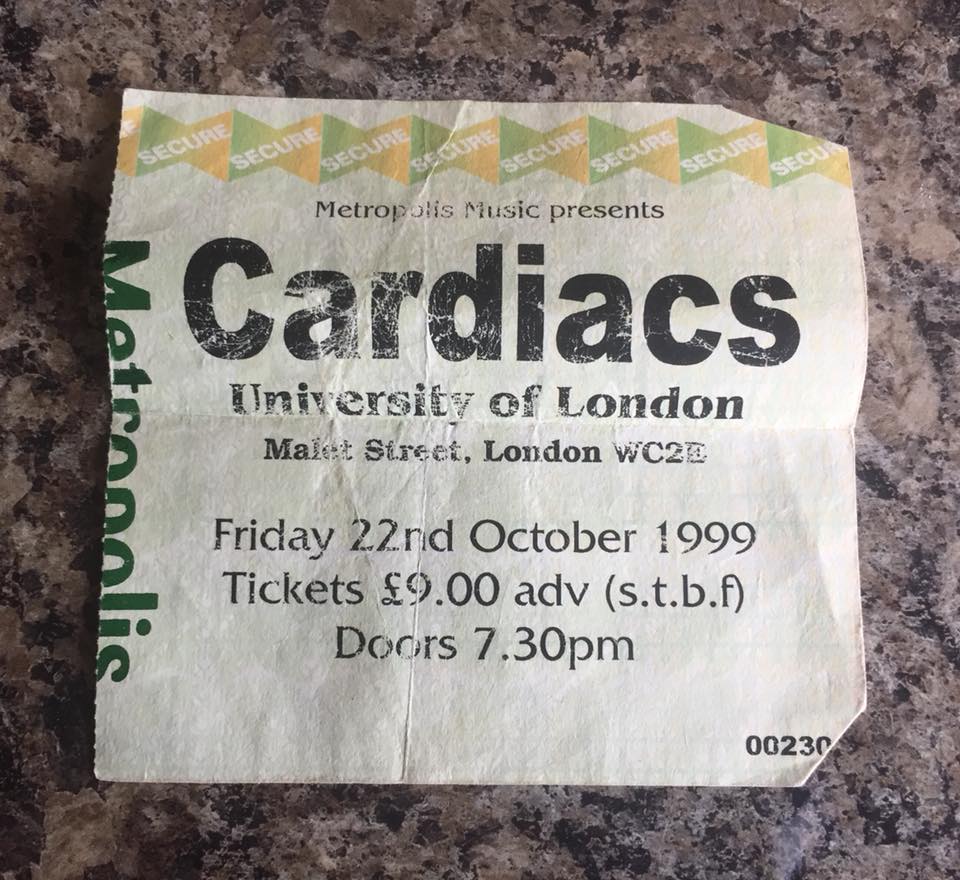 cardiacs ticket uni of london