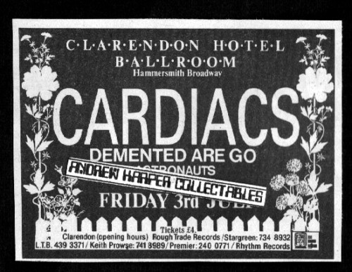 cardiacs flyer clarendon hotel