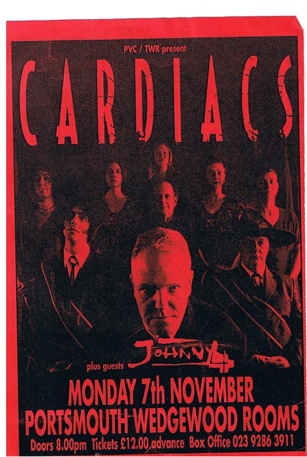 cardiacs wedgewood rooms flyer portsmouth