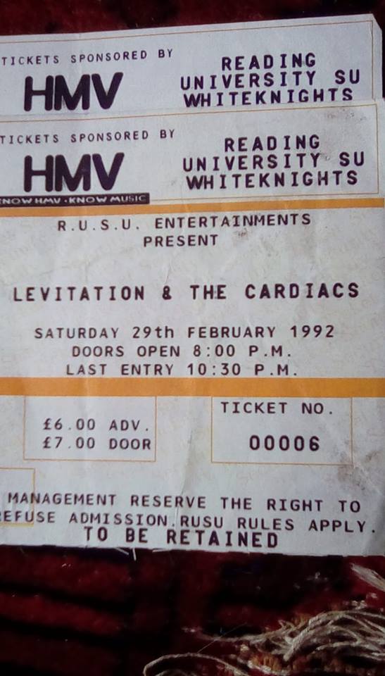 cardiacs gig ticket