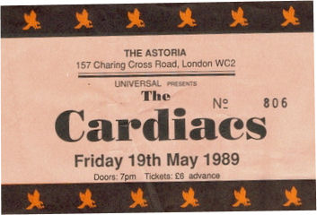 tickets astoria 1989