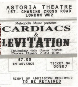 tickets astoria 1992