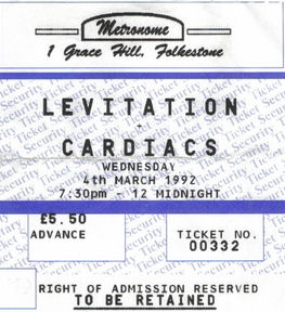 tickets metronome 1992